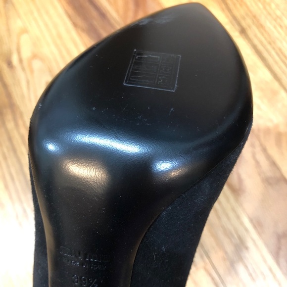 Brand new black suede miu miu heels - Picture 10 of 11